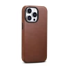 Чохол iCarer Oil Wax Premium Leather Case для iPhone 14 Pro Max Brown with MagSafe (WMI14220704-RB)