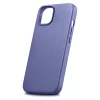 Чехол iCarer Leather Cover Case для iPhone 14 Light Purple with MagSafe (WMI14220705-LP)
