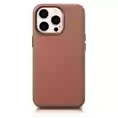 Чехол iCarer Leather Cover для iPhone 14 Pro Brown with MagSafe (WMI14220706-BN)