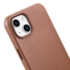 Чохол iCarer Leather Cover Case для iPhone 14 Plus Brown with MagSafe (WMI14220707-BN)