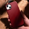 Чехол iCarer Leather Cover Case для iPhone 14 Plus Red with MagSafe (WMI14220707-RD)