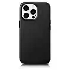 Чохол iCarer Leather Cover Case для iPhone 14 Pro Max Black with MagSafe (WMI14220708-BK)
