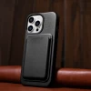 Чехол iCarer Leather Cover Case для iPhone 14 Pro Max Black with MagSafe (WMI14220708-BK)