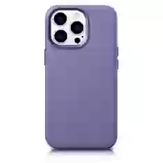 Чохол iCarer Leather Cover Case для iPhone 14 Pro Max Light Purple with MagSafe (WMI14220708-LP)