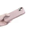 Чехол iCarer Litchi Premium Leather Case для iPhone 14 Pink with MagSafe (WMI14220709-PK)
