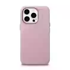 Чохол iCarer Litchi Premium Leather Case для iPhone 14 Pro Pink with MagSafe (WMI14220710-PK)
