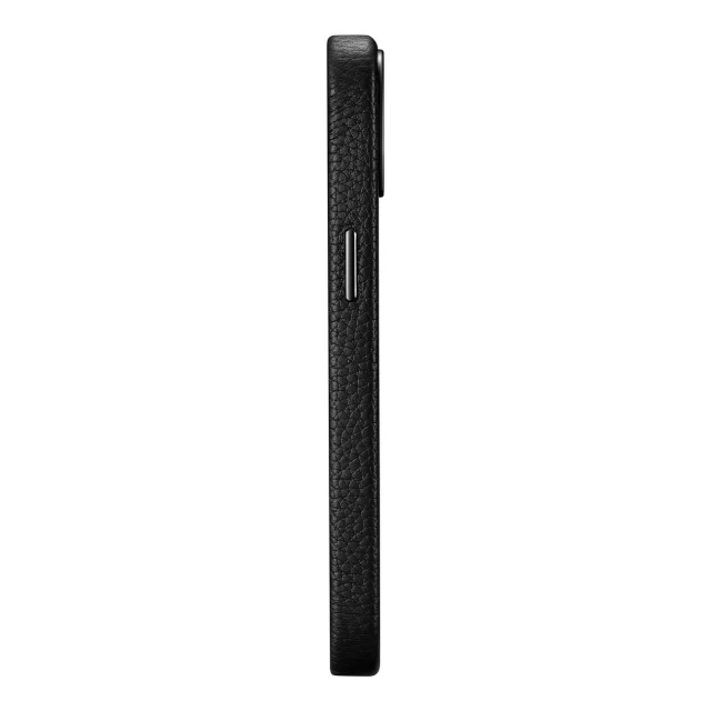 Чехол iCarer Litchi Premium Leather Case для iPhone 14 Plus Black with MagSafe (WMI14220711-BK)