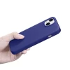 Чехол iCarer Litchi Premium Leather Case для iPhone 14 Plus Dark Blue with MagSafe (WMI14220711-DB)
