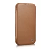 Чехол iCarer CE Premium Leather Folio Case для iPhone 14 Brown with MagSafe (WMI14220713-BN)