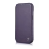 Чехол iCarer CE Premium Leather Folio Case для iPhone 14 Pro Dark Purple with MagSafe (WMI14220714-DP)
