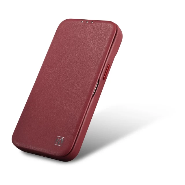 Чохол iCarer CE Premium Leather Folio Case для iPhone 14 Plus Red with MagSafe (WMI14220715-RD)