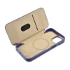 Чехол iCarer CE Premium Leather Folio Case для iPhone 14 Plus Light Purple with MagSafe (WMI14220715-LP)