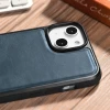 Чехол iCarer Leather Oil Wax Case для iPhone 14 Blue with MagSafe (WMI14220717-BU)