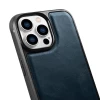Чохол iCarer Leather Oil Wax Case для iPhone 14 Pro Max Blue with MagSafe (WMI14220720-BU)
