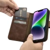 Чохол iCarer Oil Wax Wallet Case 2in1 для iPhone 14 Anti-RFID Brown (WMI14220721-BN)