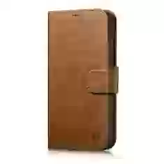 Чохол iCarer Oil Wax Wallet Case 2in1 для iPhone 14 Anti-RFID Brown (WMI14220721-TN)
