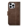 Чохол iCarer Oil Wax Wallet Case 2in1 для iPhone 14 Pro Anti-RFID Brown (WMI14220722-BN)