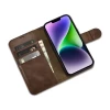 Чехол iCarer Oil Wax Wallet Case 2in1 для iPhone 14 Plus Anti-RFID Brown (WMI14220723-BN)