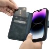 Чехол iCarer Oil Wax Wallet Case 2in1 для iPhone 14 Pro Max Anti-RFID Blue (WMI14220724-BU)