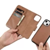Чохол iCarer Wallet Case 2in1 для iPhone 14 Anti-RFID Brown (WMI14220725-BN)