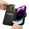 Чехол iCarer Wallet Case 2in1 для iPhone 14 Pro Anti-RFID Black (WMI14220726-BK)