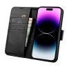 Чехол iCarer Wallet Case 2in1 для iPhone 14 Pro Anti-RFID Black (WMI14220726-BK)