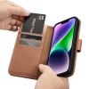 Чехол iCarer Wallet Case 2in1 для iPhone 14 Plus Anti-RFID Brown (WMI14220727-BN)