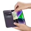 Чохол iCarer Wallet Case 2in1 для iPhone 14 Plus Anti-RFID Dark Purple (WMI14220727-DP)