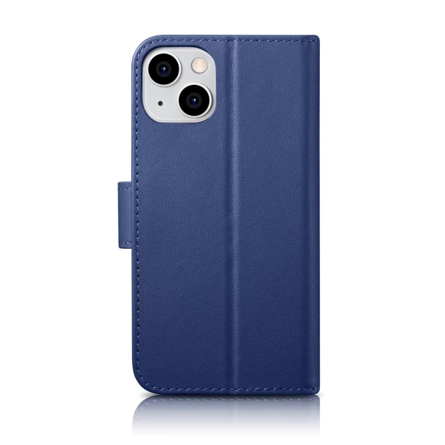 Чехол iCarer Wallet Case 2in1 для iPhone 14 Plus Anti-RFID Blue (WMI14220727-BU)