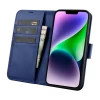 Чохол iCarer Wallet Case 2in1 для iPhone 14 Plus Anti-RFID Blue (WMI14220727-BU)