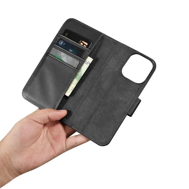 Чехол iCarer Wallet Case 2in1 для iPhone 14 Pro Max Anti-RFID Black (WMI14220728-BK)