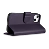 Чохол iCarer Wallet Case 2in1 для iPhone 14 Pro Max Anti-RFID Dark Purple (WMI14220728-DP)