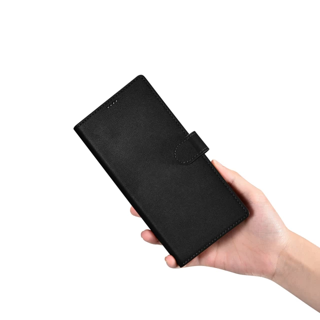 Чехол-книжка iCarer Haitang для Samsung Galaxy S23 Ultra Black (AKSM09-BK)