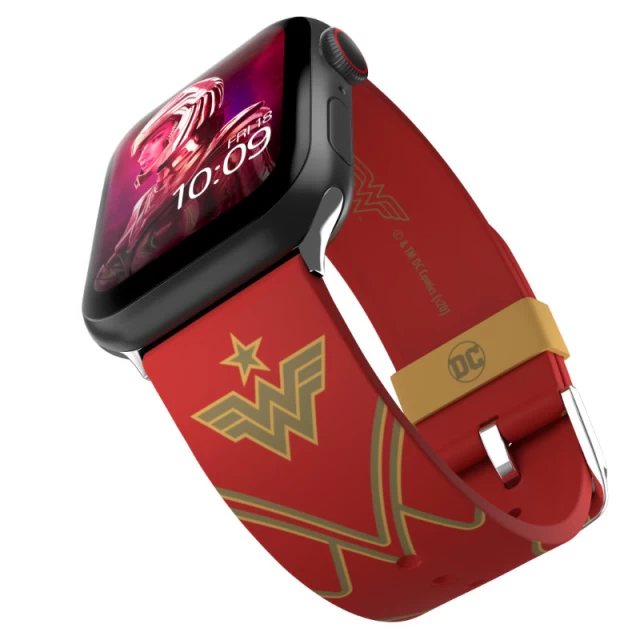 Универсальный ремешок MobyFox DC Comics для Apple Watch Wonder Woman 1984 Crimson Armor (ST-WNR22DCC2012)