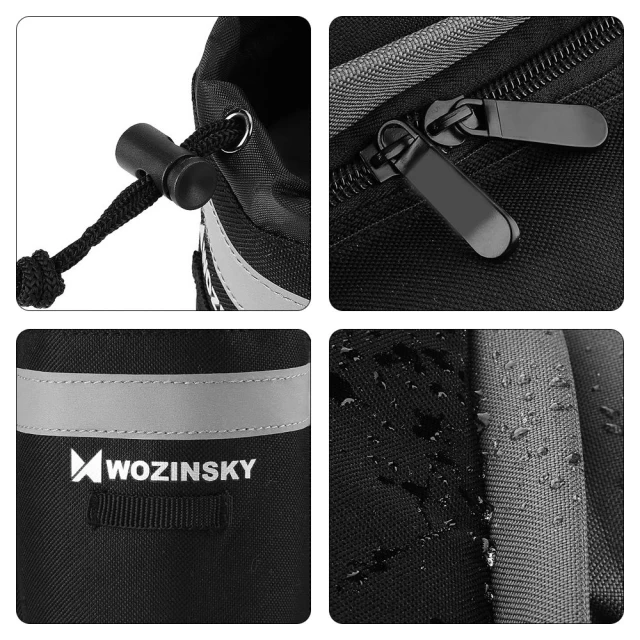 Сумка для велосипеда на багажник Wozinsky Bike Pannier Bag 6L Black (WBB3BK)