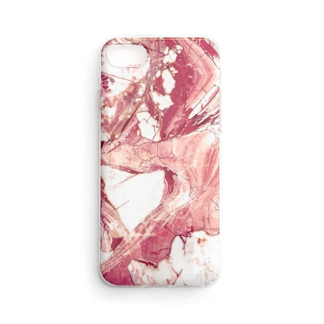 Чехол Wozinsky Marble для Xiaomi Redmi 8A Pink (7426825377852)