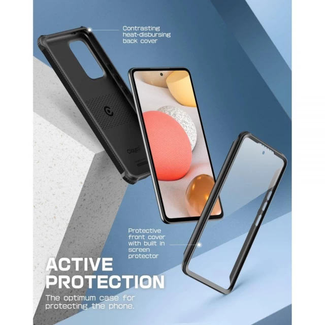 Чохол і захисне скло Supcase Clayco Xenon для Samsung Galaxy A33 5G Black (810001761813)