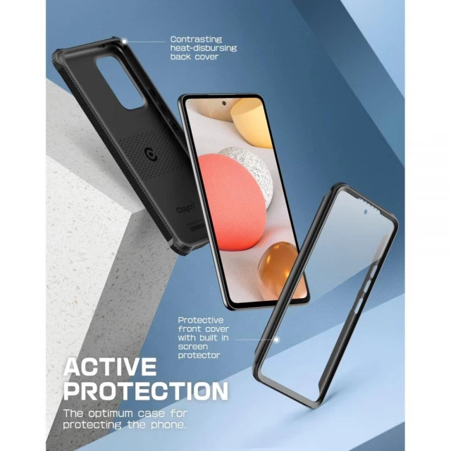 Чохол і захисне скло Supcase Clayco Xenon для Samsung Galaxy A53 5G Black (810001761837)