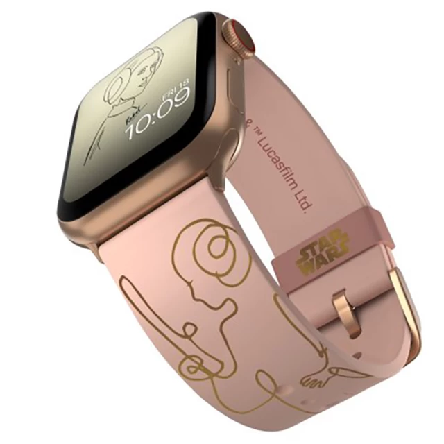Универсальный ремешок MobyFox Star Wars для Apple Watch Leia Organa Gold Edition (ST-DSY22STW2025)