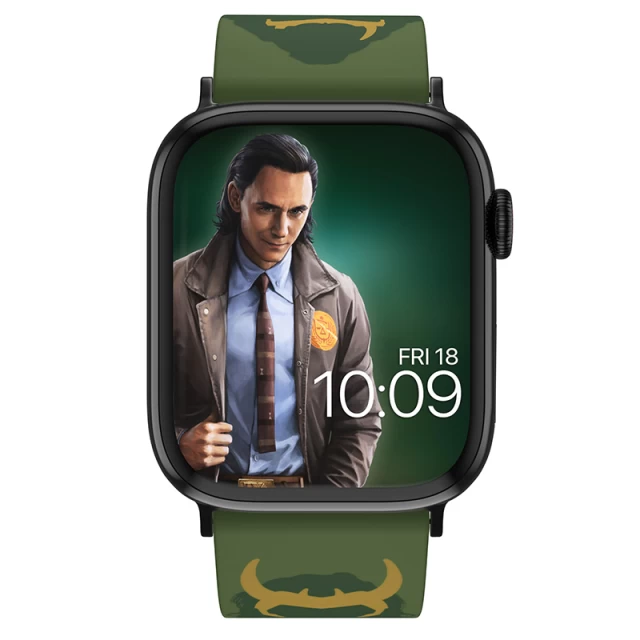 Универсальный ремешок MobyFox MARVEL для Apple Watch Trickster Loki (APSTMVL022LOKI3001X003)
