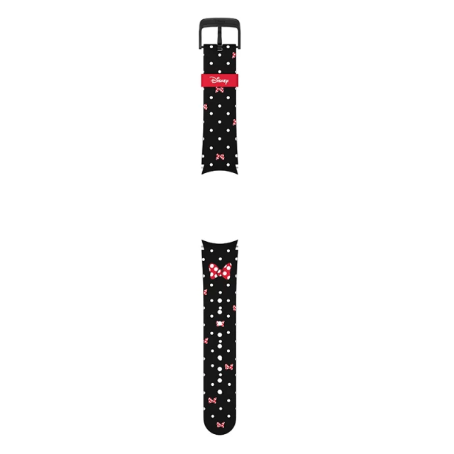 Ремінець MobyFox Disney Minnie Mouse для Samsung Galaxy Watch 6 | 6 Classic | 5 | 5 Pro | 4 | 4 Classic Polka Noir (SASTDSY020MIME3001X003)