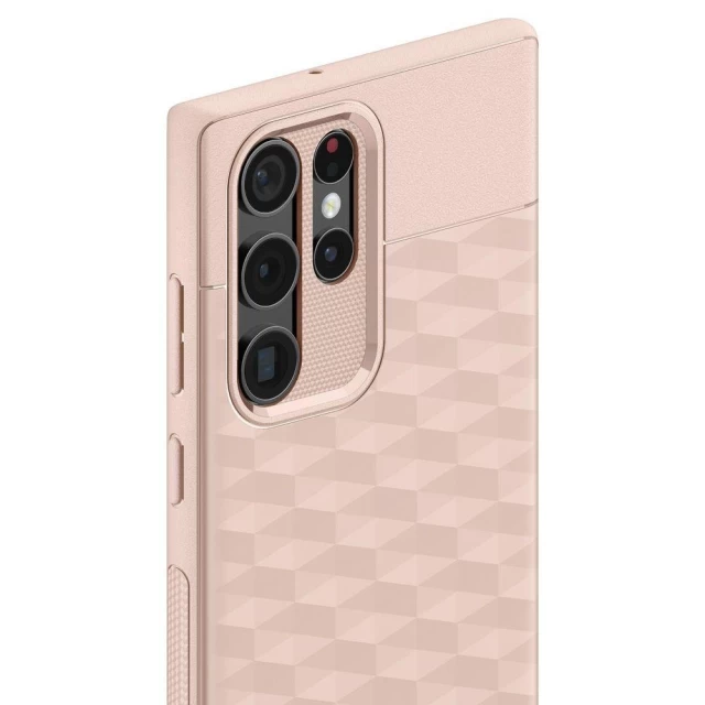 Чохол Spigen для Samsung Galaxy S22 Ultra Caseology Parallax Indi Pink (ACS03940)