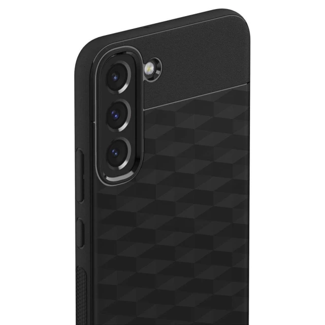 Чехол Spigen для Samsung Galaxy S22 Caseology Parallax Matte Black (ACS04009)