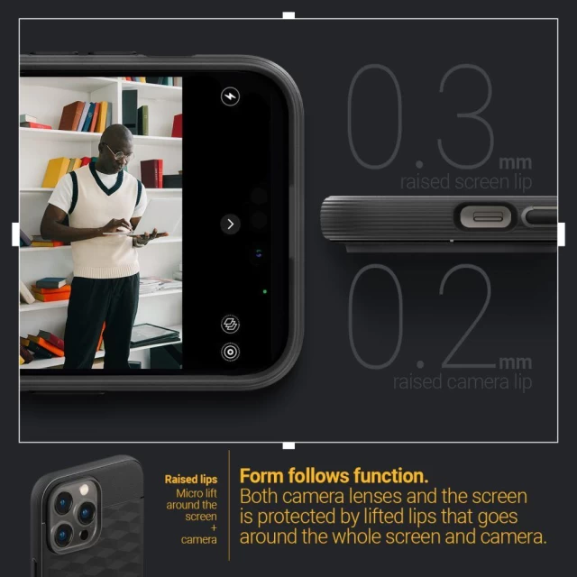 Чехол Spigen для iPhone 14 Pro Max Caseology Parallax MagSafe Matte Black (ACS04858)