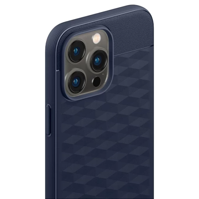 Чохол Spigen для iPhone 14 Pro Caseology Parallax MagSafe Midnight Blue (ACS05003)