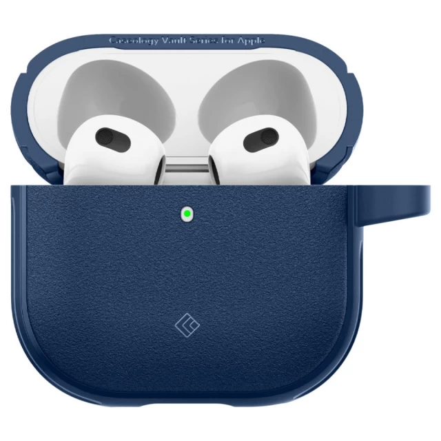 Чохол для навушників Spigen Caseology Vault для AirPods 4 Navy Blue (ACS08656)