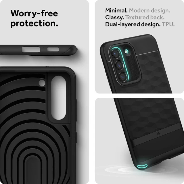 Чохол Spigen для Samsung Galaxy S21 FE Caseology Parallax Matte Black (ACS03063)