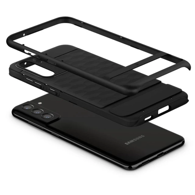 Чехол Spigen для Samsung Galaxy S21 FE Caseology Parallax Matte Black (ACS03063)