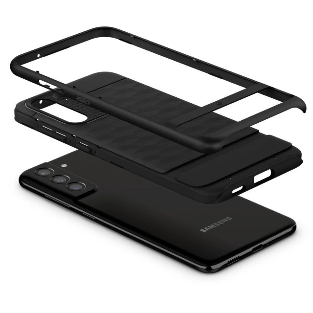 Чохол Spigen для Samsung Galaxy S21 FE Caseology Parallax Matte Black (ACS03063)