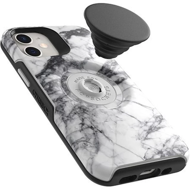 Чохол Otterbox Symmetry POP для iPhone 12 mini White Marble (IEOOTSP54WM)
